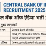 Central Bank of India Recruitment